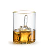 Middle Finger Funny Whiskey Glass