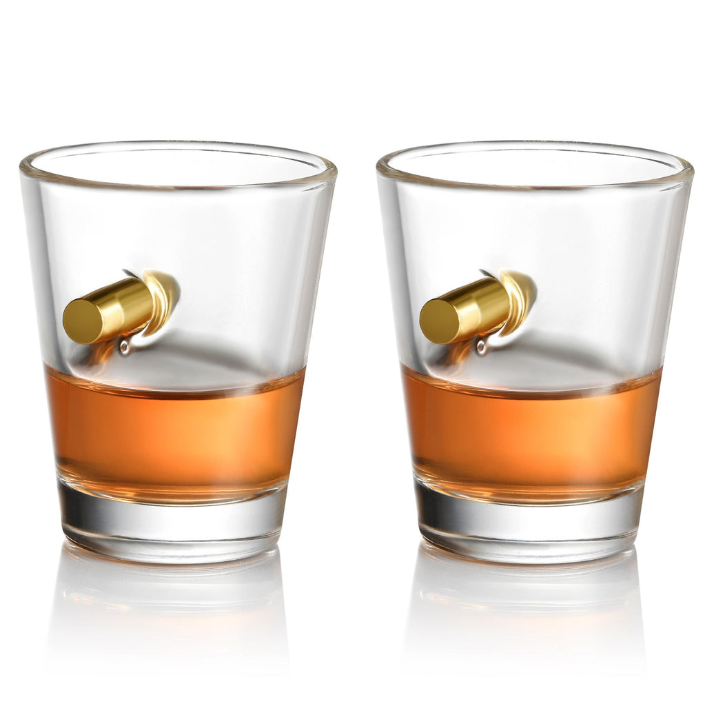 Sleek Whiskey Glass - Diamond - Crown - Set of 2 - ApolloBox